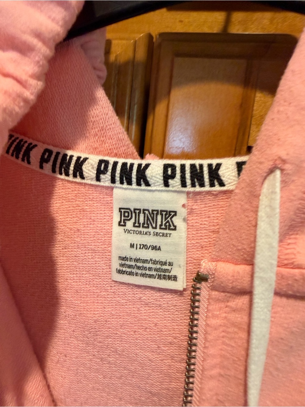 PINK by Victoria's Secret Zip Up Hoodie. Women's Medium. Used Condition - Picture 5 of 12